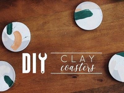 DIY Clay Coasters