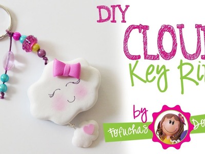 DIY Cloud Key Ring - Craft Foam Fun - Kawaii