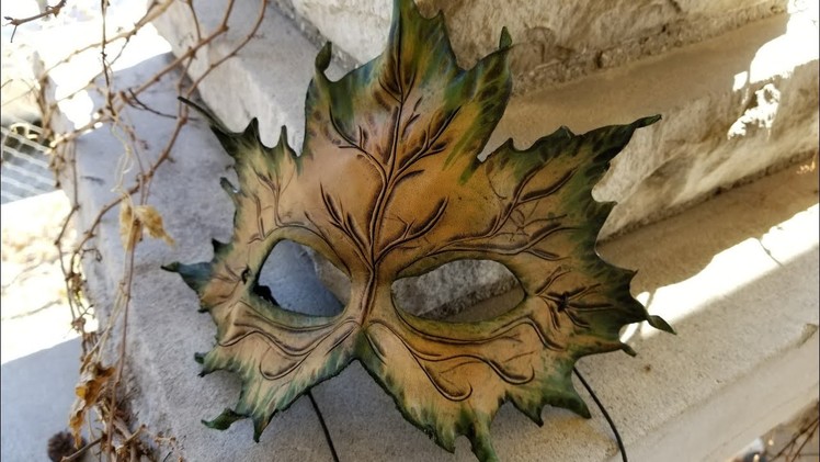 DIY Leaf Mask