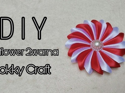 DIY ll Tutorial Sunflower 2warna II Handmade Hokky Craft Jogjakarta