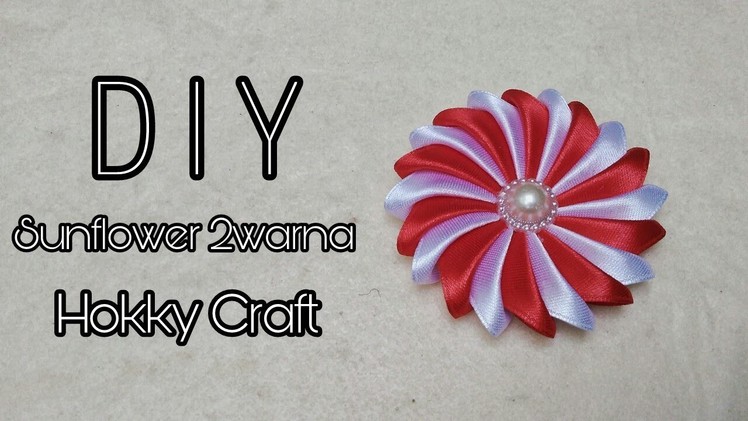 DIY ll Tutorial Sunflower 2warna II Handmade Hokky Craft Jogjakarta