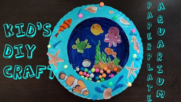 DIY LOVELY PAPER PLATE AQUARIUM TUTORIAL | KIDS ROOM DECOR DIY????