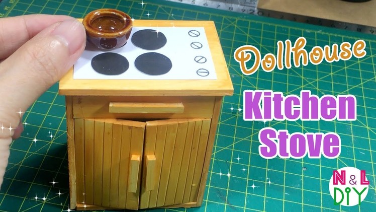 DIY Miniature Kitchen Stove | How to make Miniature Kitchen Stove for Dollhouse