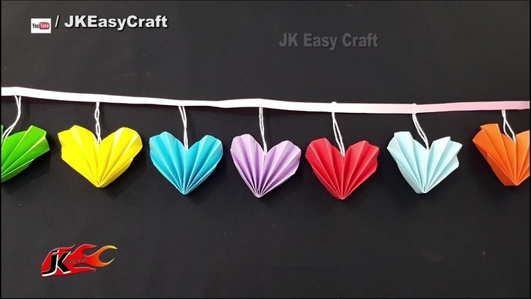 DIY Paper Craft | How to Make Easy Paper Toran | Home Decor Ideas | JK Easy Craft 236