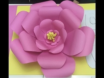 DIY: Paper Flower Assembly. Giant Paper Flower