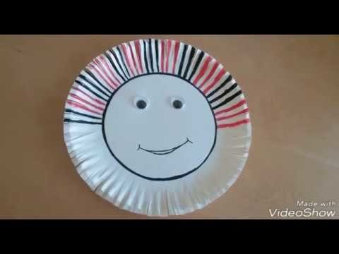 Diy paper plate crafts || simple paper craft || crafts for beginners ||  paper plates || ks lakshmi