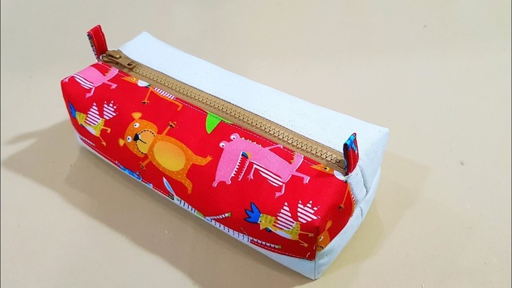 Diy Pencil Case You Need To Try | DIY TUTORIAL | A Perfect gift idea 【手作包教学】❤❤