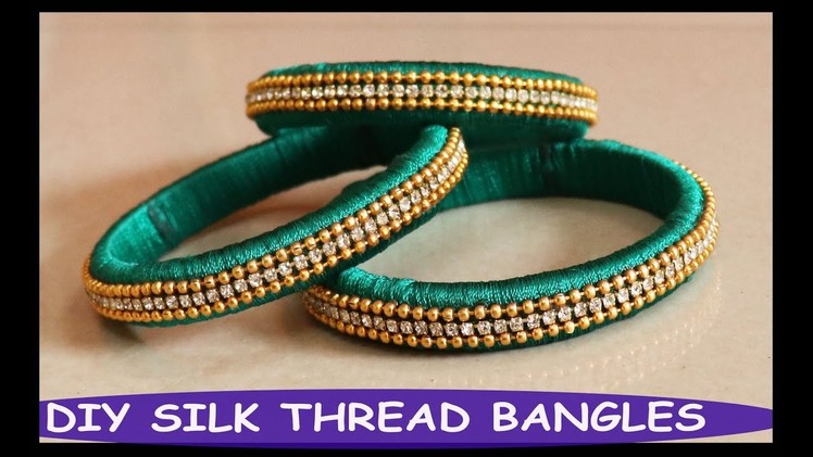DIY Silk Thread Bangles making at Home
