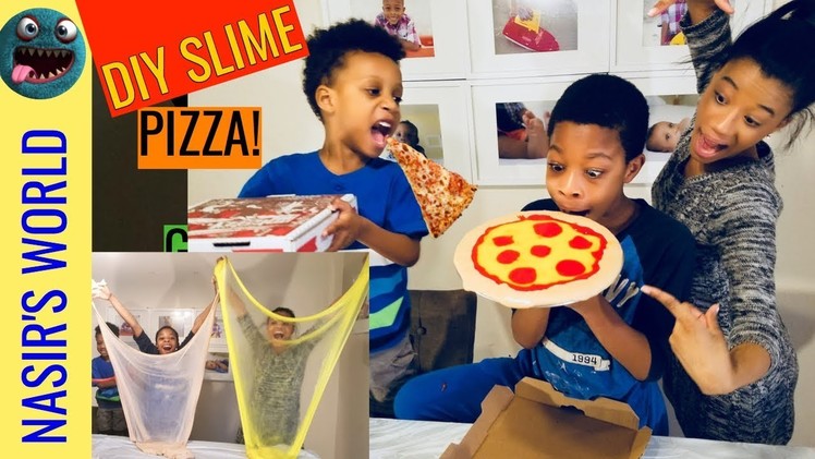DIY Slime Pizza | Making Food Out of Slime | How to Make Slime