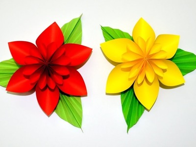 How to make paper flower | DIY Flower Tutorial