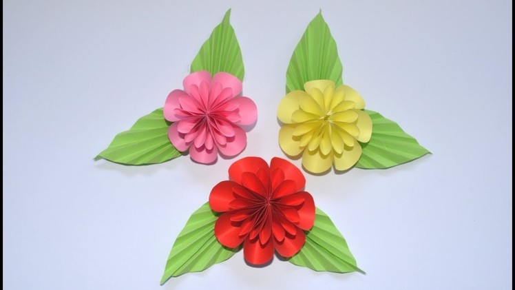 How to make paper flower | DIY Flower Tutorial