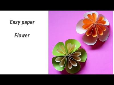 How to make paper flower | Two colour kusudama flower | paper craft ideas | colours Creativity Space