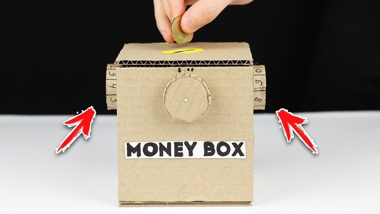 How to Make Safe Coin Box with Password from Cardboard | DIY Money Box