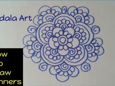 How To Make Simple Mandala Art for Beginners | creative craft art