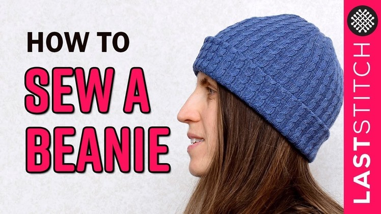 How to sew a beanie hat │ Quick DIY project