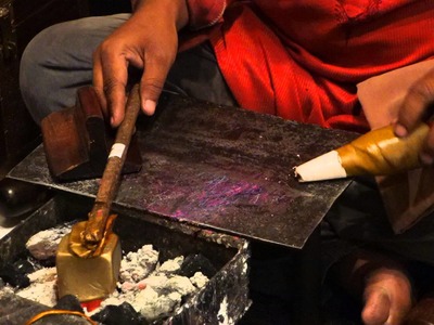 Hyderabad traditional bangle making
