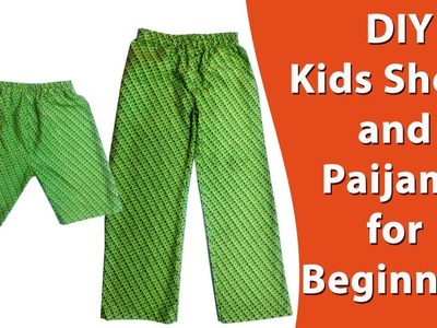 Kids Shorts and Paijama ( night Dress )DIY Malayalam tutorial, easy method for beginners
