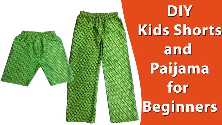 Kids Shorts and Paijama ( night Dress )DIY Malayalam tutorial, easy method for beginners