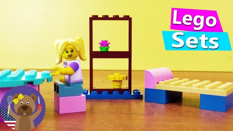 Lego Furniture DIY | Bed, Table, Shelf | DIY Toys