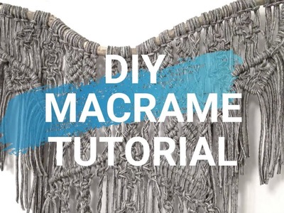 Macrame - makatka - 个别指导 - ZDROJOWA TV  - DIY - makrama - easy tutorial