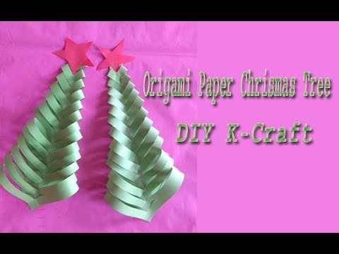 Origami Paper Christmas Tree | DIY K craft