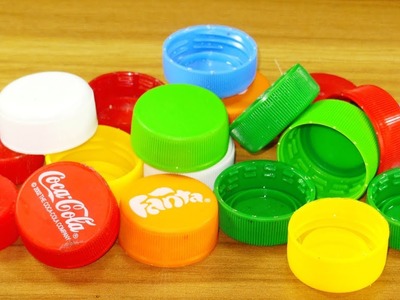 Plastic bottle caps craft idea | best out of waste | plastic bottle caps reuse idea