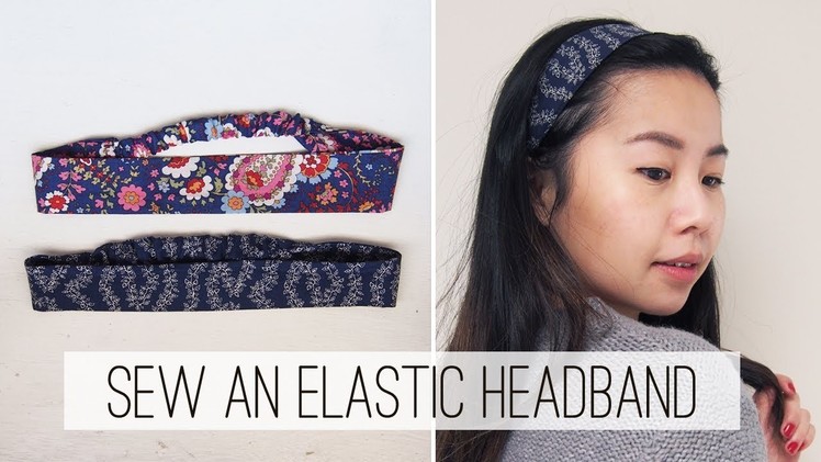 Sew an Elastic Headband DIY | Sew Easy Please