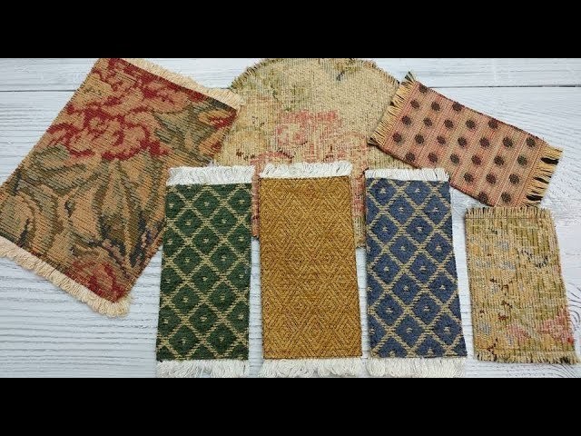 Tree Dollhouse Part 30 Fabric Rugs DIY and Updates