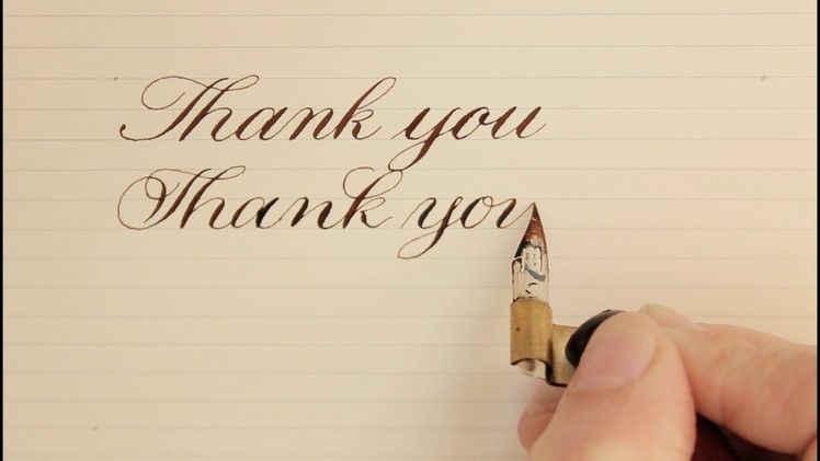 4 ways | how to write thank you | calligraphy, modern calligraphy, cursive