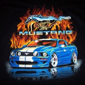 CRAFTS Blue GT Mustang Flame Cross Stitch Pattern***LOOK****Buyers Can Download Your Pattern As Soon As They Complete The Purchase
