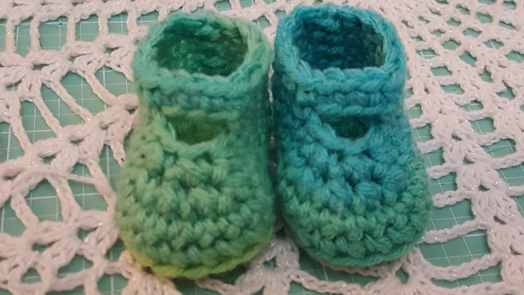 Crochet American Girl Shoes - Mary Jane Style
