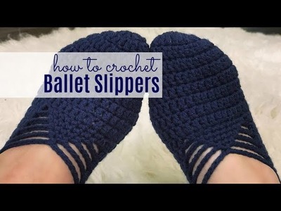Crochet Ballet Slippers Tutorial