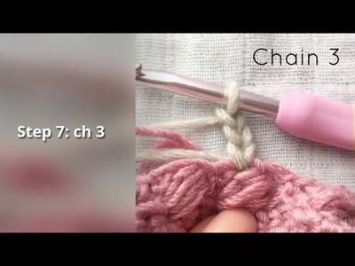 Crochet Braided Cowl, Braided crochet puff stitch tutorial