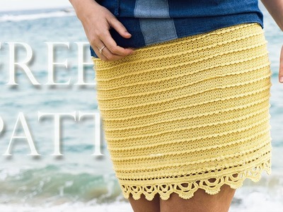 Crochet Mini Skirt | free pattern