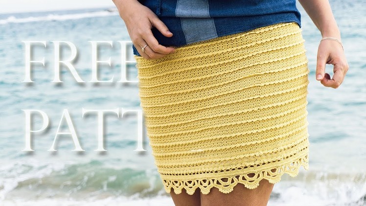 Crochet Mini Skirt | free pattern