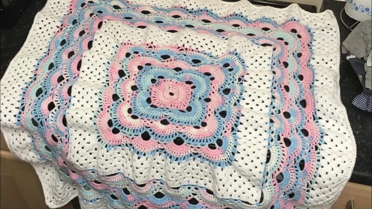 Crochet Virus.granny blanket tutorial