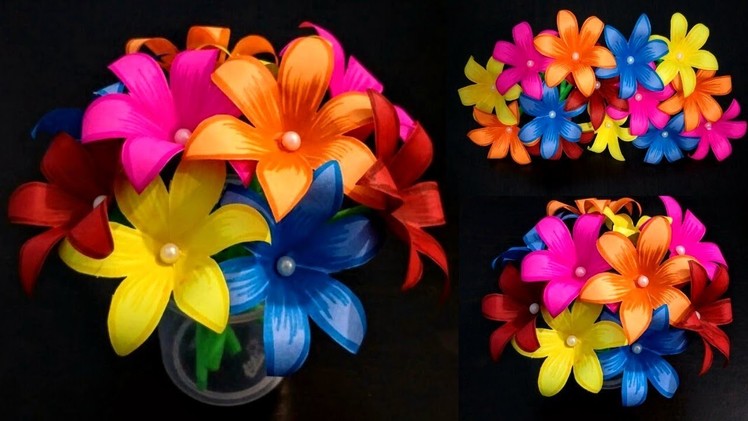 DIY: Home Decoration Idea.How to Make Beautiful Paper Flower Bouquet