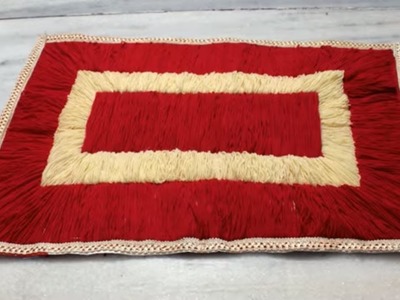 Easy and Fast Doormat Making At Home || Handmade Doormat || DIY || How to make Doormat using Woolen