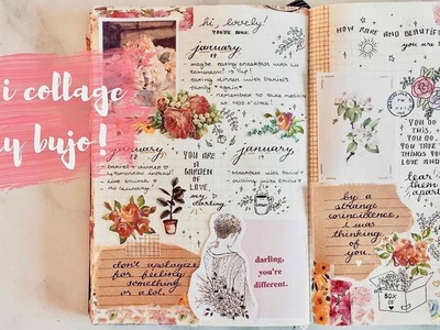 How i collage my weekly spreads. ????