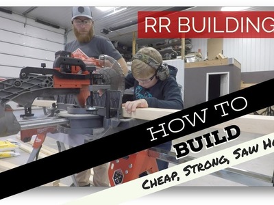 How to build job site saw horses