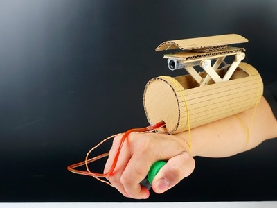 How to build Spy Gun from Cardboard - DIY Missile Launcher Toy