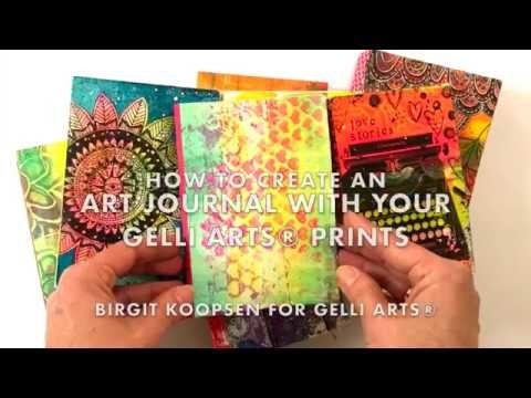 How to Create an Art Journal With Gelli Arts® Prints