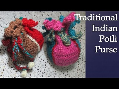 How to crochet Potli Purse[Hindi]