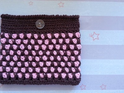 How to Crochet the Make-Up Bag using Moroccan Tile Stitch