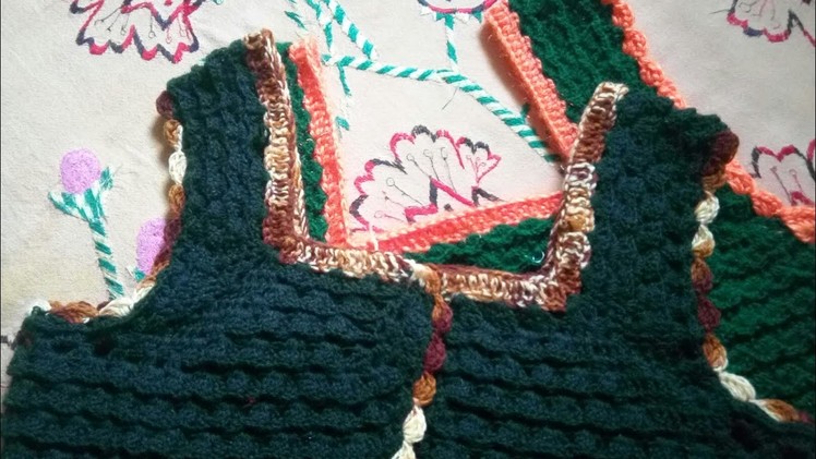 How to crochet woollen blouse part–2 #3