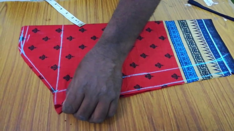 HOW TO CUT PUNJABI DRESS WITH 3.4 HANDS IN TELUGU