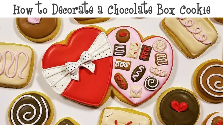 How to Decorate a Chocolate Box Cookie