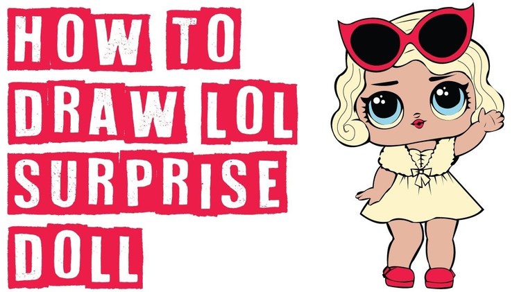 How To Draw Miss Punk LOL Surprise Doll Speed Drawing Expert