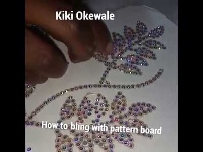 How To Embellish Aso oke with bling blig by Kiki Okewale