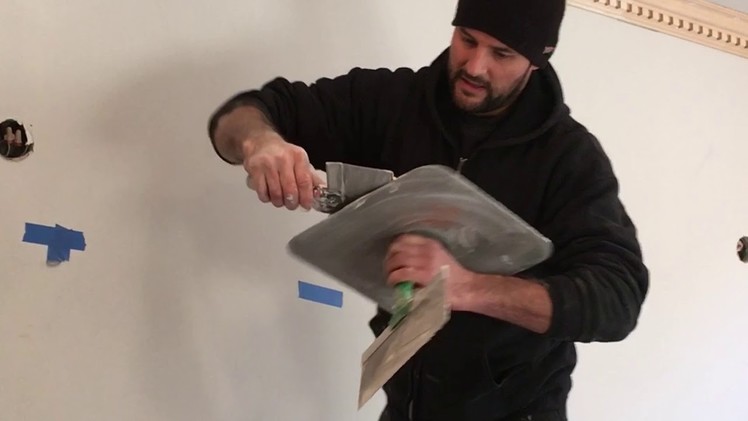 How to fix a wavy ceiling using plaster after installing crown molding